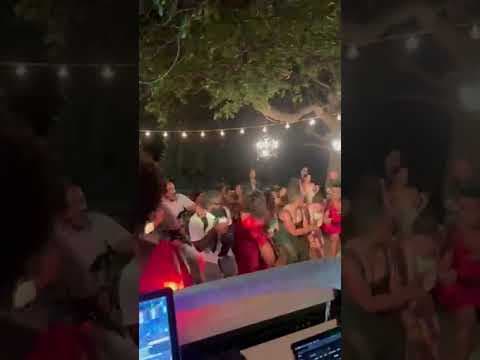 DJ Philly Playing to the Crowd