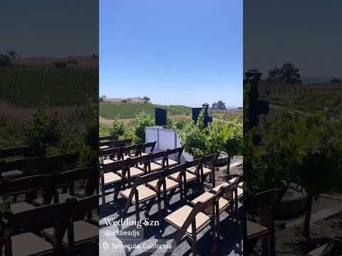 Ceremony Set Up - Temecula Wine Country Wedding